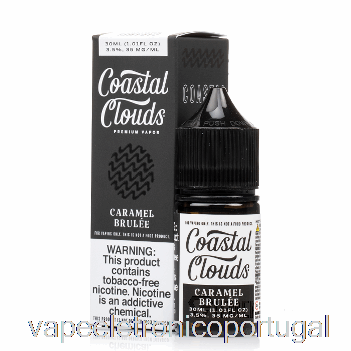 Vape Eletrônico Caramel Brulee Salt - Nuvens Costeiras Co. - 30ml 50mg